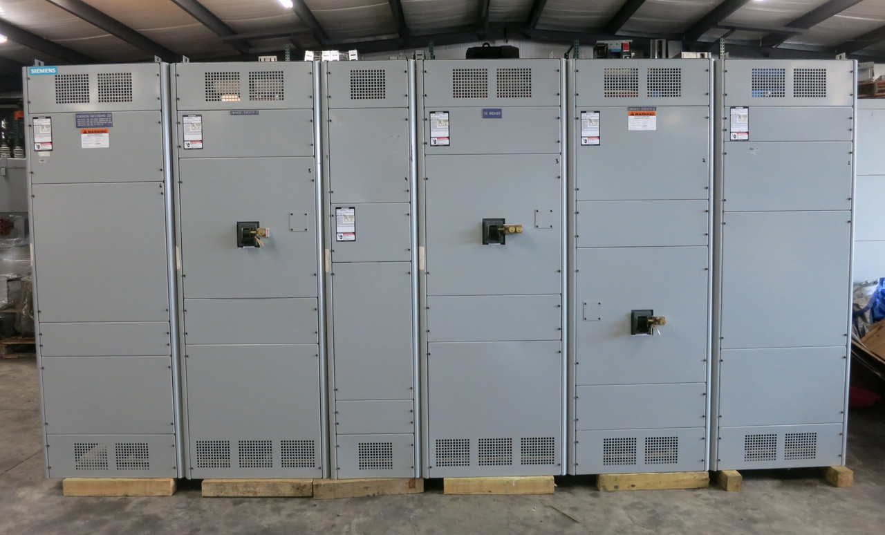 Siemens 1200A SB3 Tie-Breaker Switchgear 480/277 LNY3B120 LNG 1200